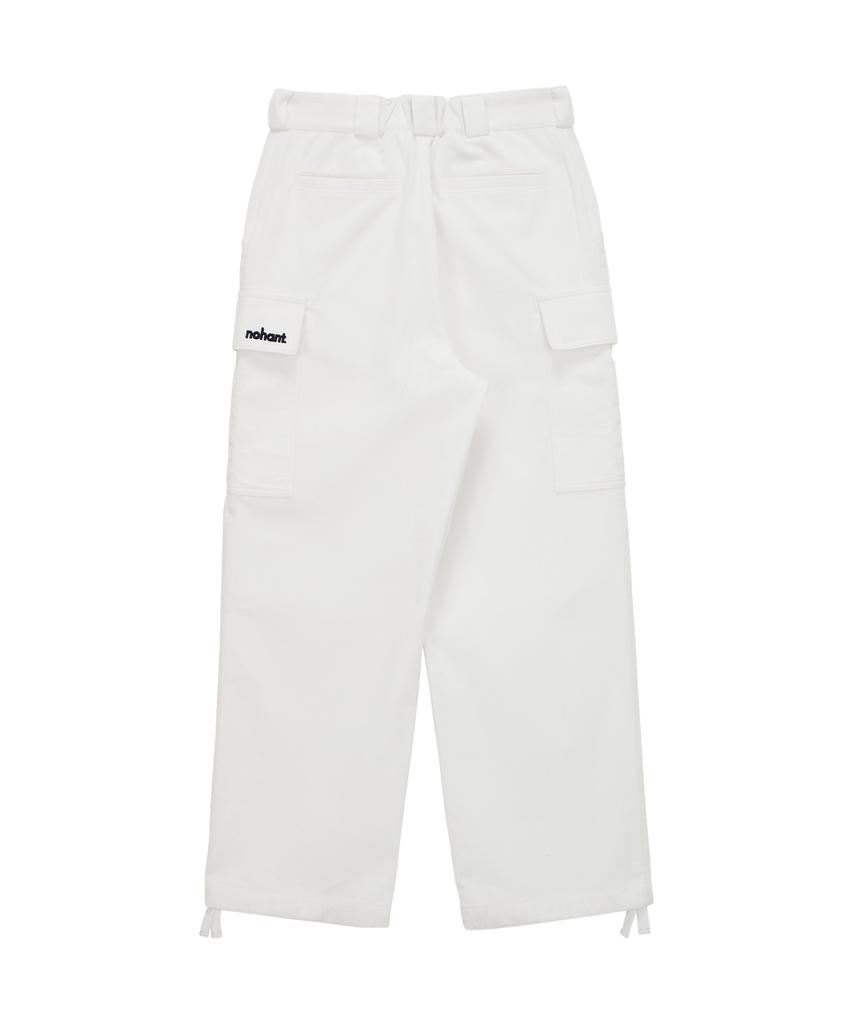 NOHANT Corduroy Cargo Pants White