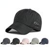 Summer Breathable Caps Quick Dry Baseball Cap Men Women Sports Golf Fishing Sun Visor Hat Solid Color Snapback Caps