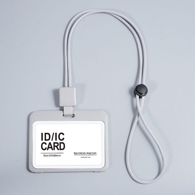 Прозрачный двусторонний выдвижной держатель для бейджа 'Осенний дождь'