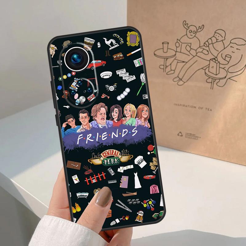 Чехол для телефона Honor Magic 5 6 7 Lite с изображением из сериала Друзья Чехол для Honor 400 200 Pro X9c X9b X9a X8a X8b X9 50 70 90