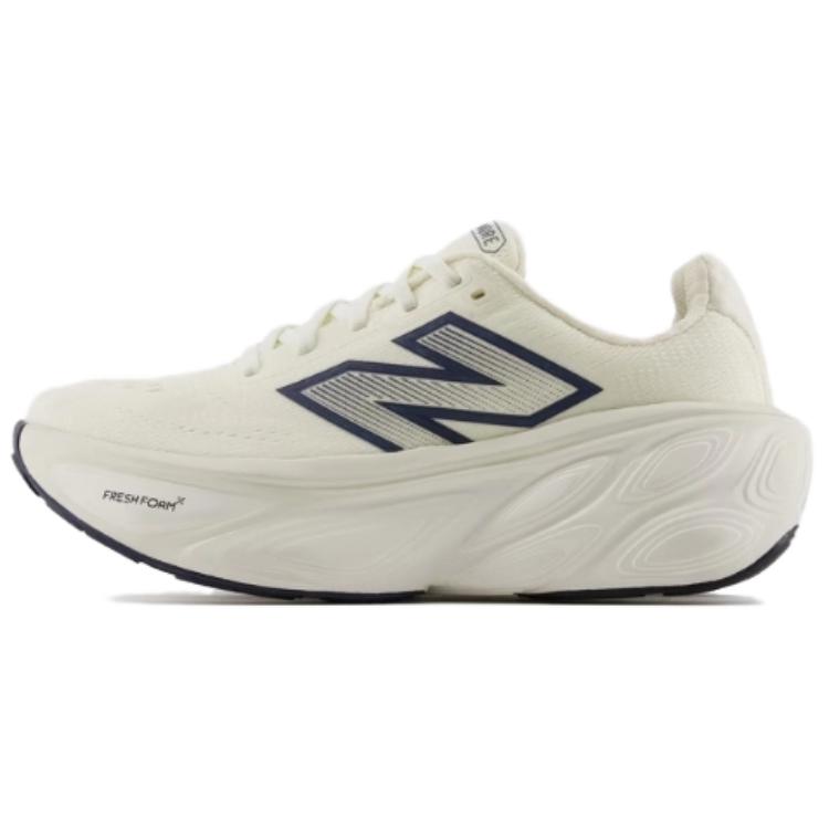 New Balance Fresh Foam X More V5 Амортизация Низкий профиль Повседневные Городские Для поездок на работу Беговые кроссовки Женские Цвет экрю WMORCF5