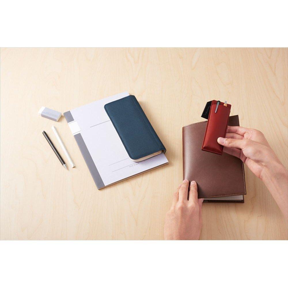 Пенал King Jim Pencil Case Pen Thumb Snap Pen Case Navy 2000 Navy