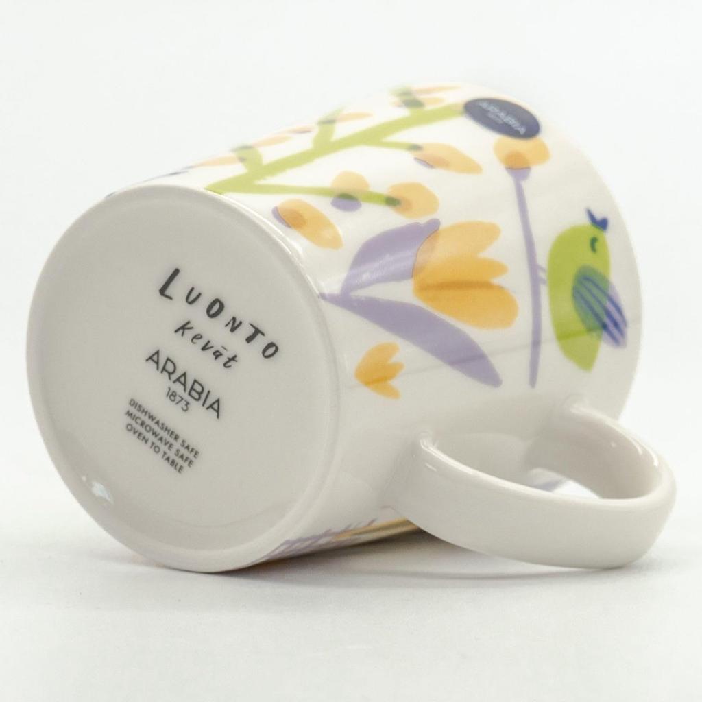 Кружка-чашка Arabia Luonto Spring из фарфора 280 мл с подарочной коробкой Финский дизайн