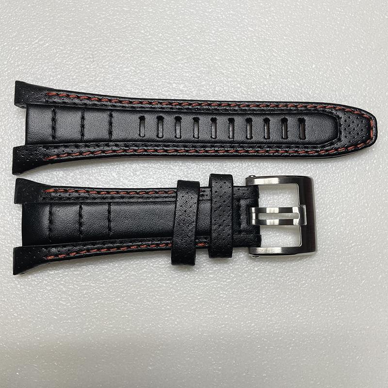 Для ремешка Seiko серии Sportura SNAD23 59 SNAE07 Специальный вырез 14 мм Браслет Кожаный ремешок Высококачественный ремешок для часов