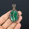 Изумрудная подвеска, Подвеска из медной проволоки 999 пробы, Ювелирные изделия с драгоценными камнями, Подвеска ручной работы, Потрясающие украшения, Подарок для нее
