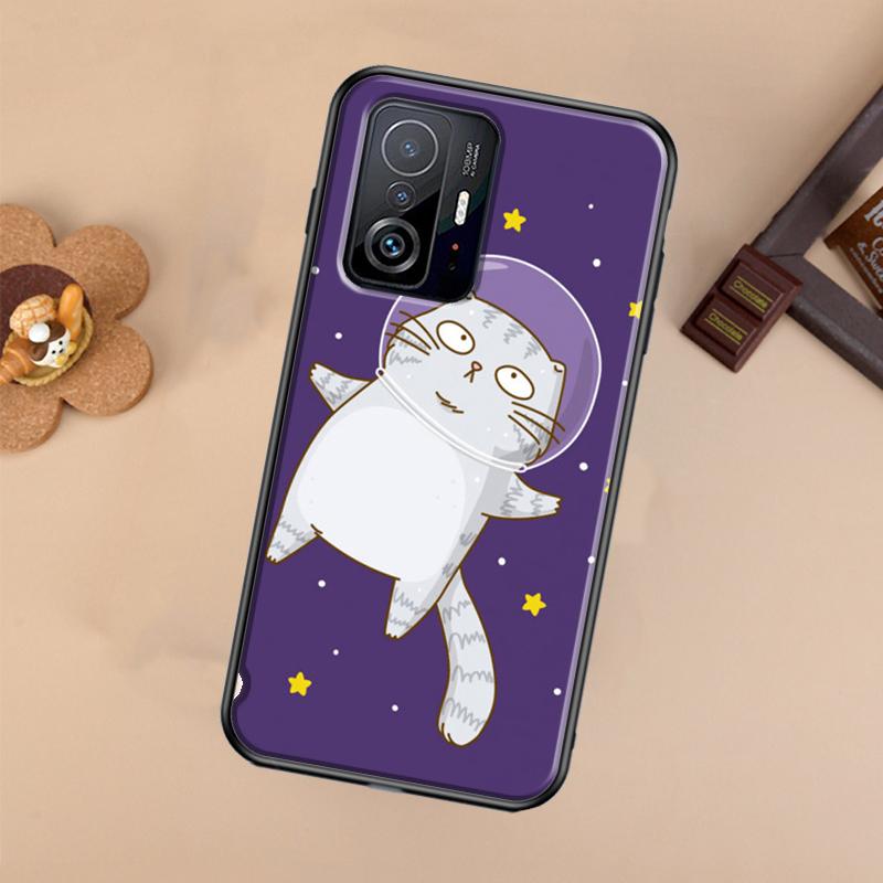 Чехол 'Кошки в космосе' для Xiaomi POCO X7 X6 Pro X3 X5 M6 F3 F5 F6 Pro 11T 12T 13T 14T Pro 13 14 Ultra