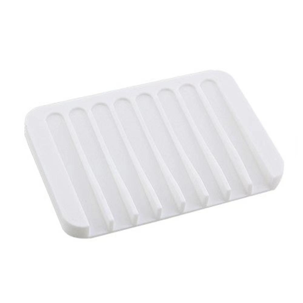 Silicone Soap Holder Portable Sponge Tray Useful Soap Box  Bathroom