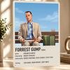 Forrest Gump Minimalist Art Poster Retro D Printed Metal Signs Customized Wall Hanging Gift for Decor Room Bedroom Stuff Home