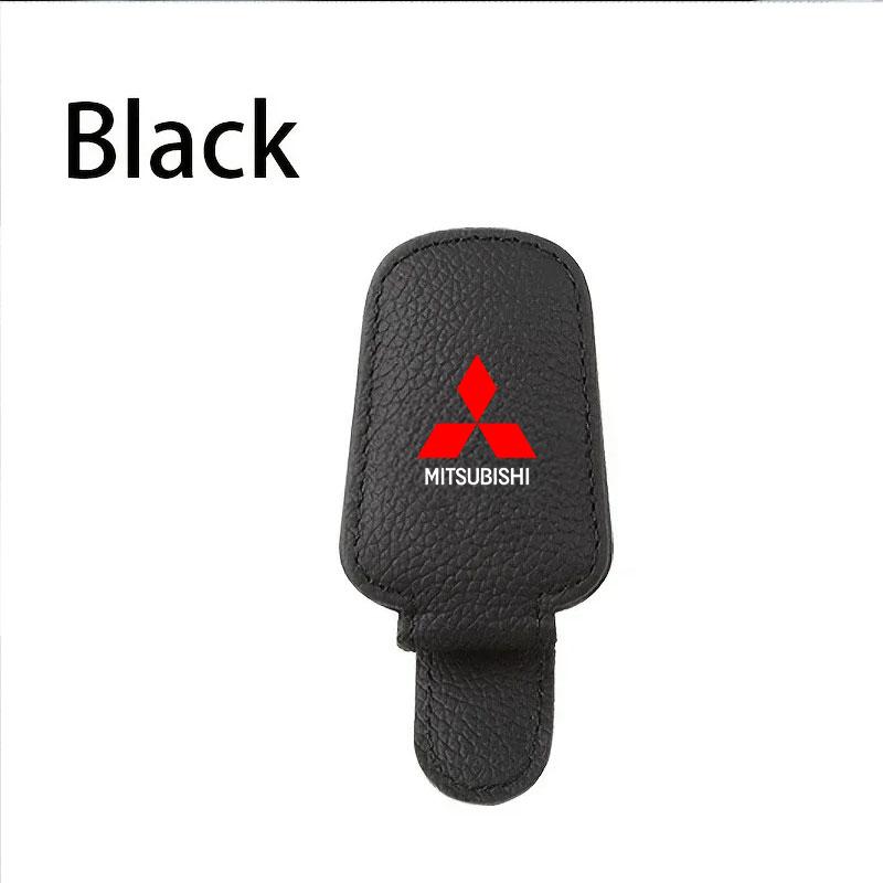 cynqbg1 Car Sun Visor Glasses Case Holder Sunglasses Clip protection For Mitsubishi outlander Mirage Eclipse cross Pajero ASX EVO Lancer