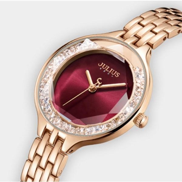 [Julius] Женские металлические часы с металлическим ремешком JA-1272, популярные корейские часы
