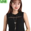 Vivid Crystal Butterfly Long Necklace For Women New Fashion Jewelry