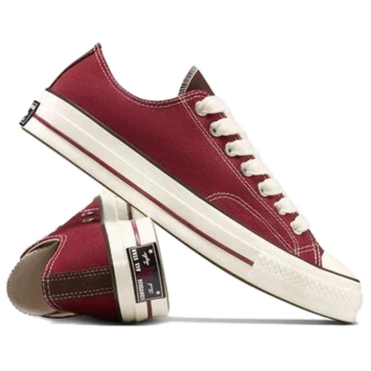 Converse Chuck 70 OX Comfortable Soft Canvas Shoes Unisex Sneakers Red A17907C