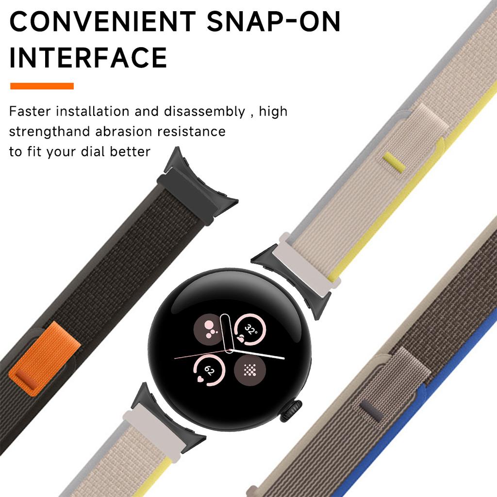 Спортивный ремешок для Google Pixel Watch 3/4 45 мм Браслет Ремешок Аксессуары Нейлоновый Сменный Ремешок для Pixel Watch1/2/3 41 мм