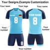 Комплект персонализированных рубашек для мужчин и девочек с именем и номером, футбольные майки на заказ для мальчиков, тренировочный костюм