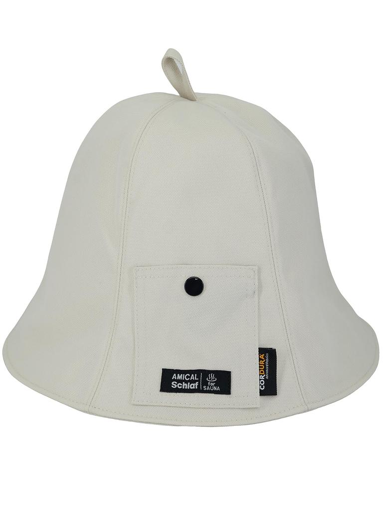 F Sauna Hat CORDURA Pocket Sauna Cap Sauna Goods Deep Plush Sauna Hat Water Repellent Quick Dry Lightweight Bell Shape Tulip Roryu Sauna Suit Outdoor