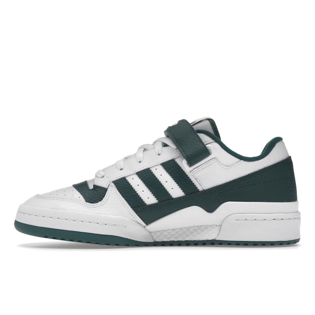 Adidas Forum Low White Collegiate Green Кроссовки унисекс Cloud-White GY5835