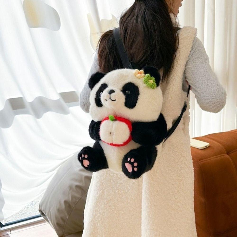 Collection Shoulders Dual Use Knapsack PP Cotton Animal Doll Plush Schoolbag Kids Playing Supplies