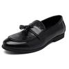 Plus Size 48 Men Business Dress Casual Elegant Formal Shoes Slip-on Evening Loafers Tassel Leather Shoes Wedding Shoes
