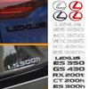 New for LEXUS Same as the original car Letter Badge Logo 3D ABS Car Trunk Rear Sticker for LEXUS NX ES LX IS CT RX GS SL LS