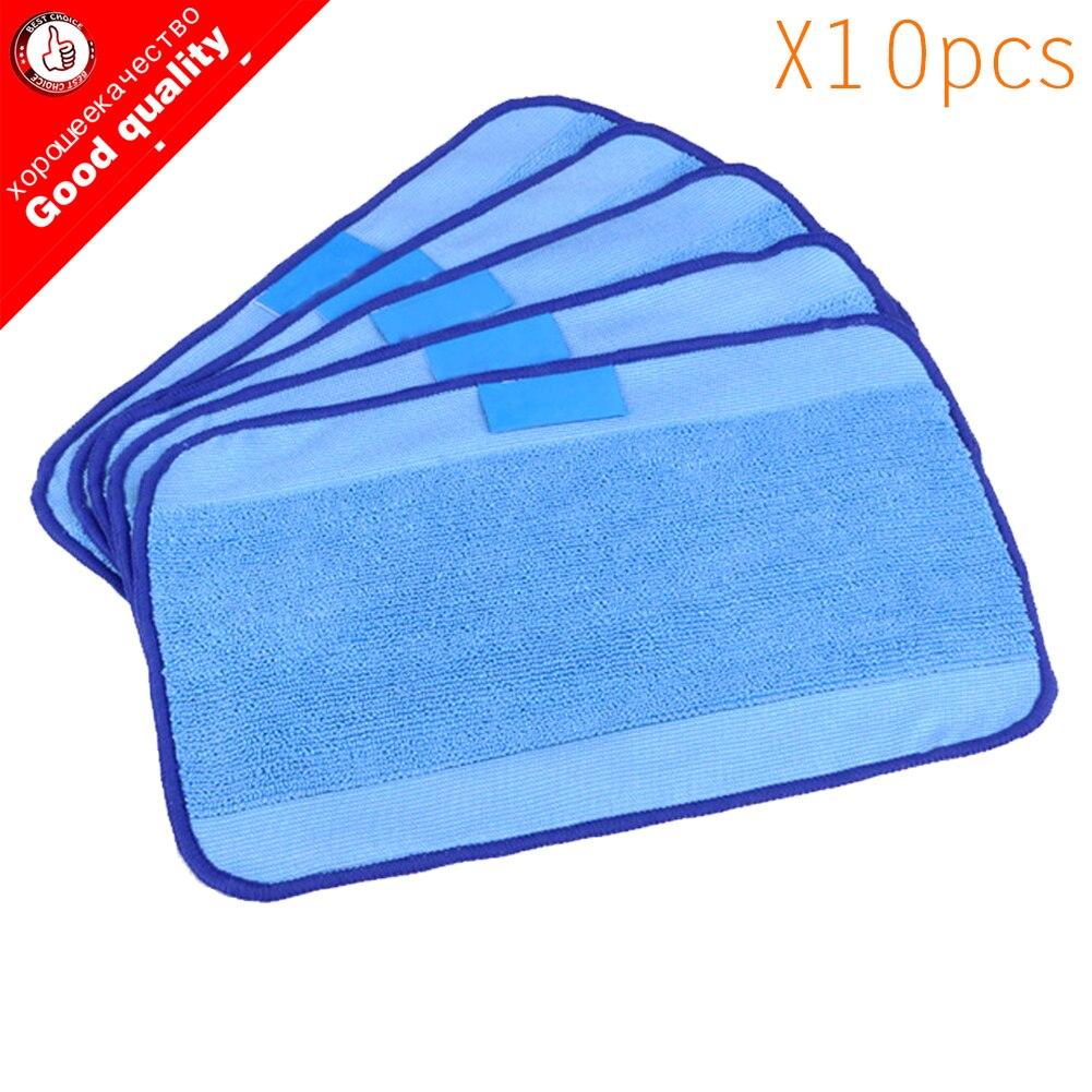 10PCS Microfiber Pro-Clean Mopping Cloths for Braava Floor Mopping Robot Irobot Braava Minit 4200 5200 5200C 380 380t