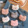 Cute Plush Bear Brooch Soft Clothes Badge DIY Decoration Accessories Animal Brooches  Girl