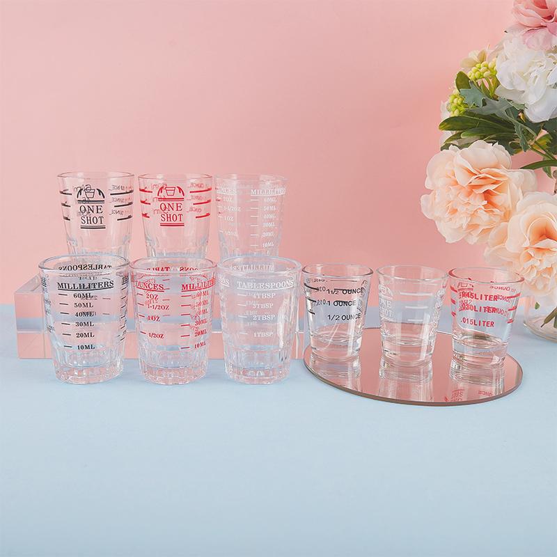 Стакан из утолщенного стекла, мерный стакан, рюмка, унция, чашка для эспрессо