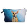 Женская косметичка с принтом собаки, органайзер для туалетных принадлежностей, дорожный кейс для хранения 6773