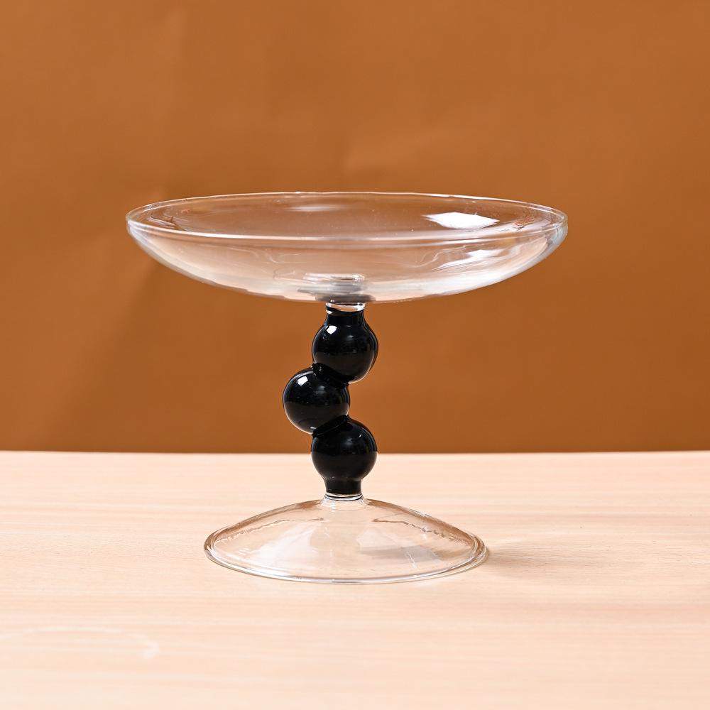 Европейская хрустальная стеклянная фруктовница - Декоративный современный центральный элемент и конфетница