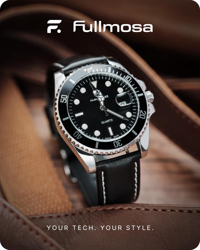 Fullmosa 22 мм Ремешок для часов из натуральной кожи высшего качества для смарт-часов и для мужчин и женщин Ремешок, Часы, Черный,