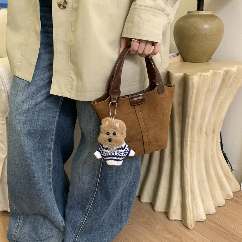 Премиальный ретро маленькая сумка женская 2025 новая мода универсальная сумка-мессенджер популярная сумка-тоут сумка-ведро