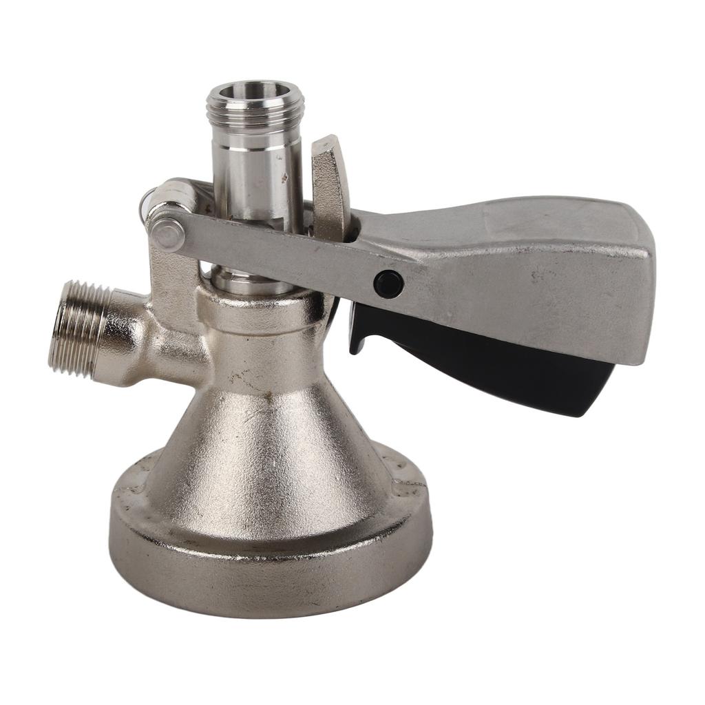 G System Keg Coupler Stainless Steel Probe Brass G Type Home Brewin Beer Keg Tap Dispenser