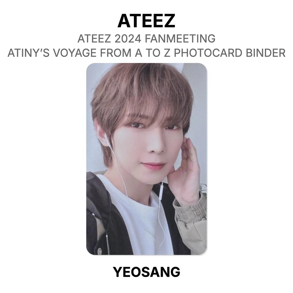 ATEEZ ATEEZ 2024 ФАН-ВСТРЕЧА ATINY’S VOYAGE FROM A TO Z БИНДЕР ДЛЯ ФОТОКАРТОЧЕК Официальная фотокарточка