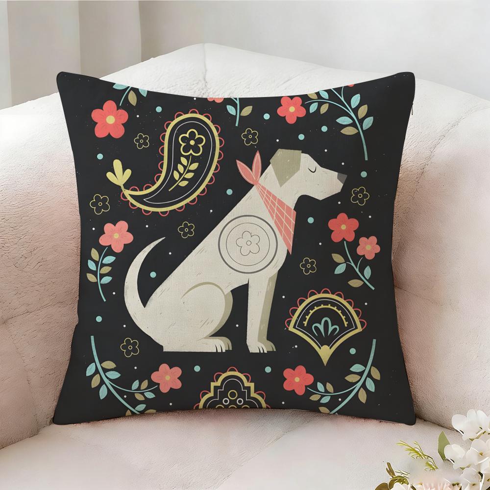 Plant And Classic Animal Pillow Case Pillowcase Doublesided Printed Sofa Cushion Bedroom Headboard Pillow