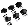 6Pcs Guitar Tuning Peg Buttons Metal Stable Universal Tuner Buttons Replacement for Acoustic Electric Guitar