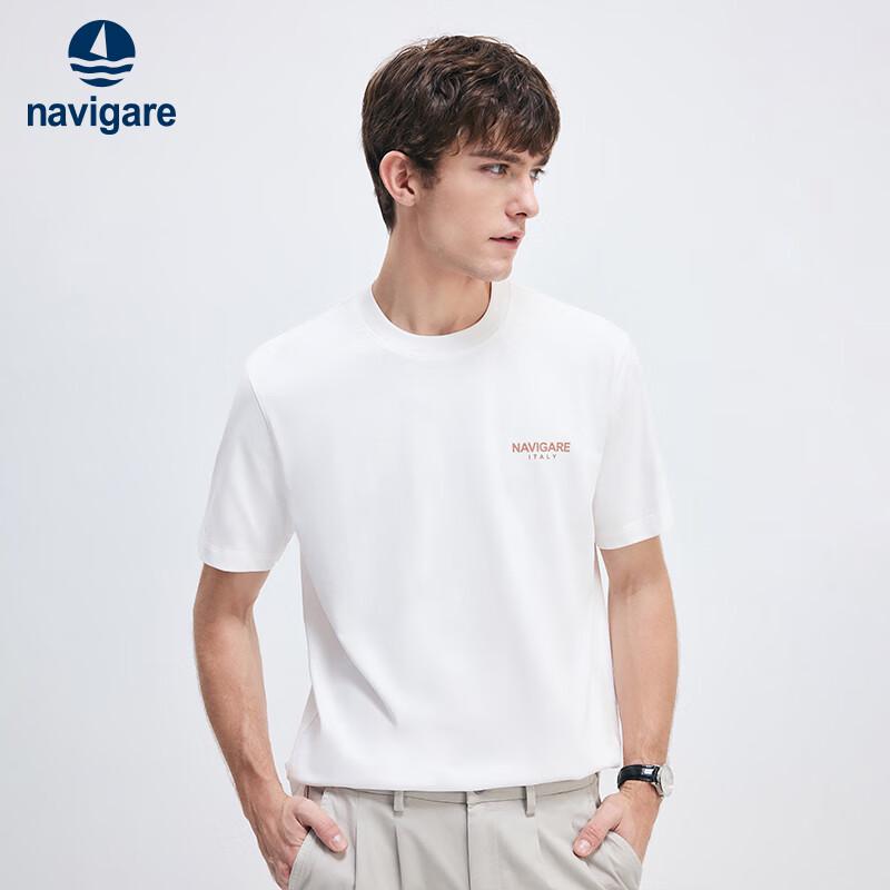 Navigare Men's Cool-Touch Round Neck T-Shirt
