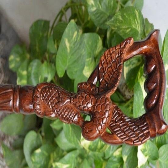 Wooden Hand Carved Eagle Head Handle Walking Stick Comfortable Carved Walking Stick Best for Men, Women Gift Item