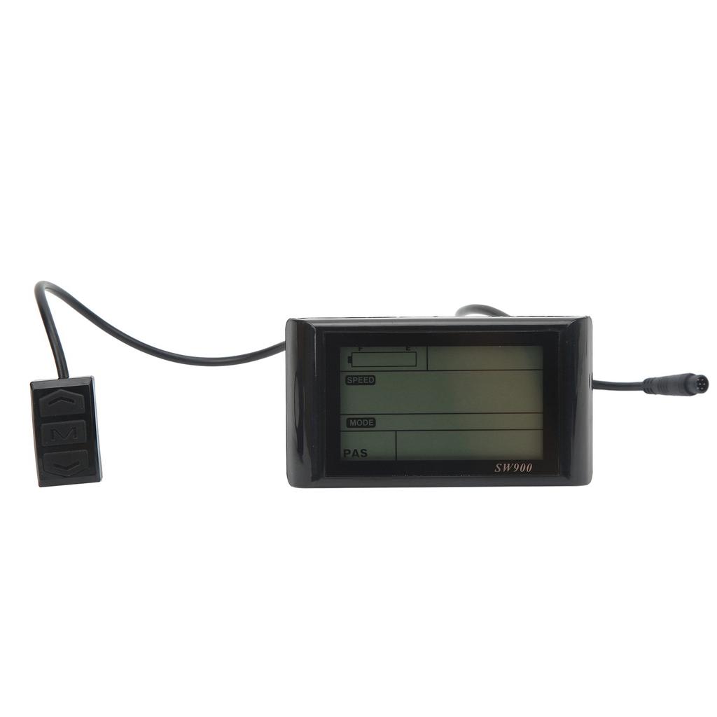 Electric Bike LCD Display Electric Scooter SW900 LCD Display Meter with Waterproof Connector