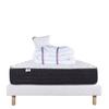 Mattress Set 90x190 Cm, Serenity, 27 Cm, Pocket Springs, Firm, Summer/winter Side + White Base 13 Cm Thick + Pillow + Duvet