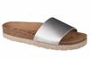 Sandalias Baja Verano, Womens Silver Slides