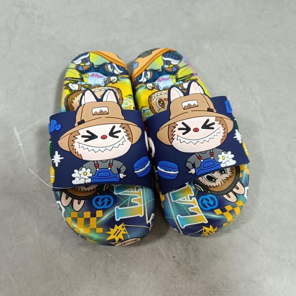 Прочные детские пляжные туфли из полипропилена, летние быстросохнущие, креативные, свободные и удобные шлепанцы