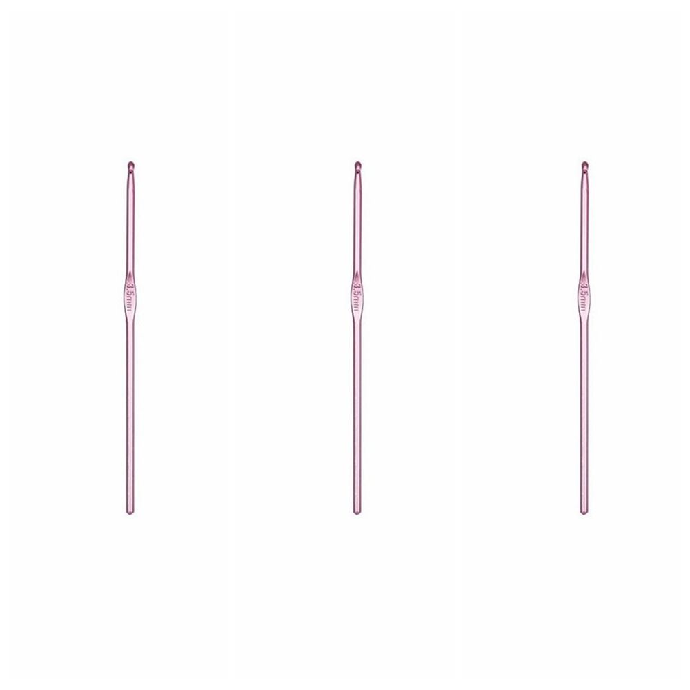 3 шт./набор алюминиевых крючков для вязания случайные цвета спицы для вязания металлические спицы подарок маме