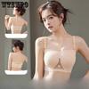 Бюстгальтер без бретелек для женщин, противоскользящий и собирающий, большого размера, против провисания, невидимый, с красивой спинкой, тонкий