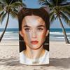 K-KatyS-ES Towel Textile Bathrobe Beach Quick-Drying Lightweight P-PerryS-ES Bandaids Singer Portable Album Camping Swim Pool