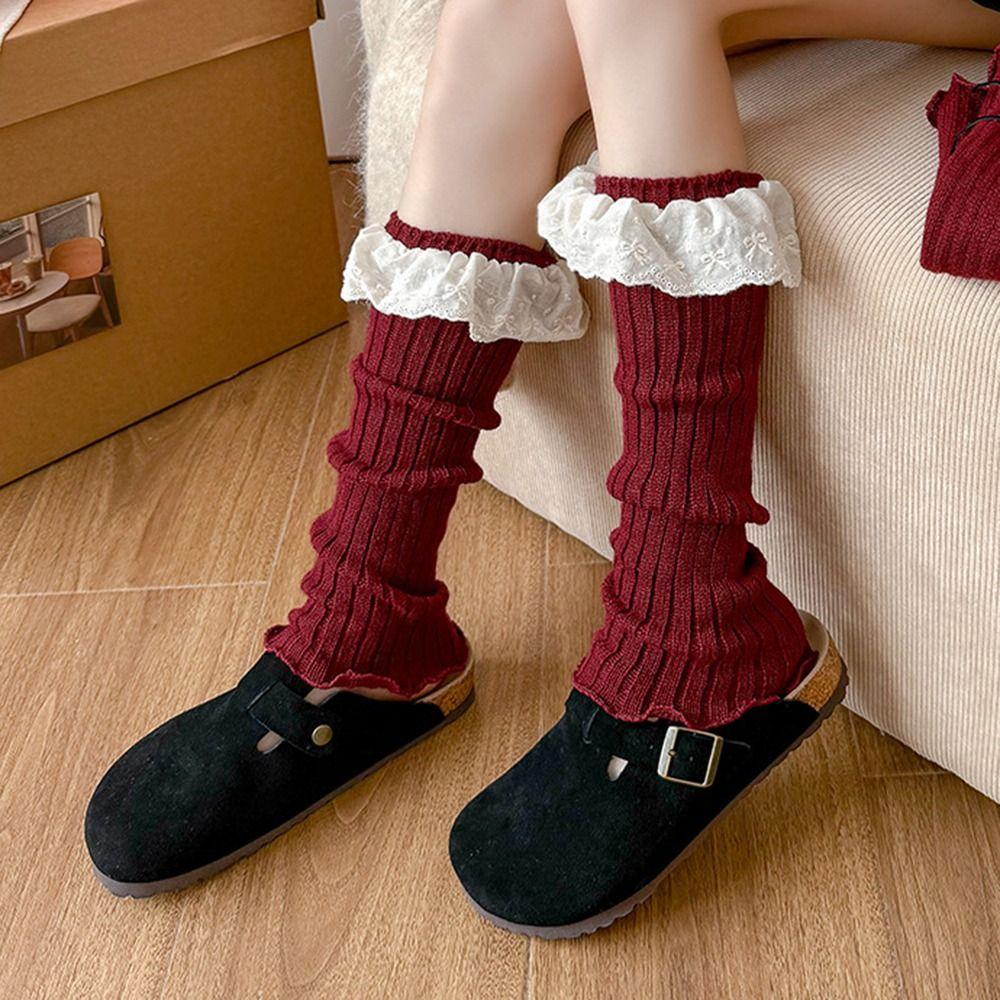 Харадзюку Гетры Y2K Лолита Гетры Осенне-зимние Носки-пузыри для Женщин и Девочек