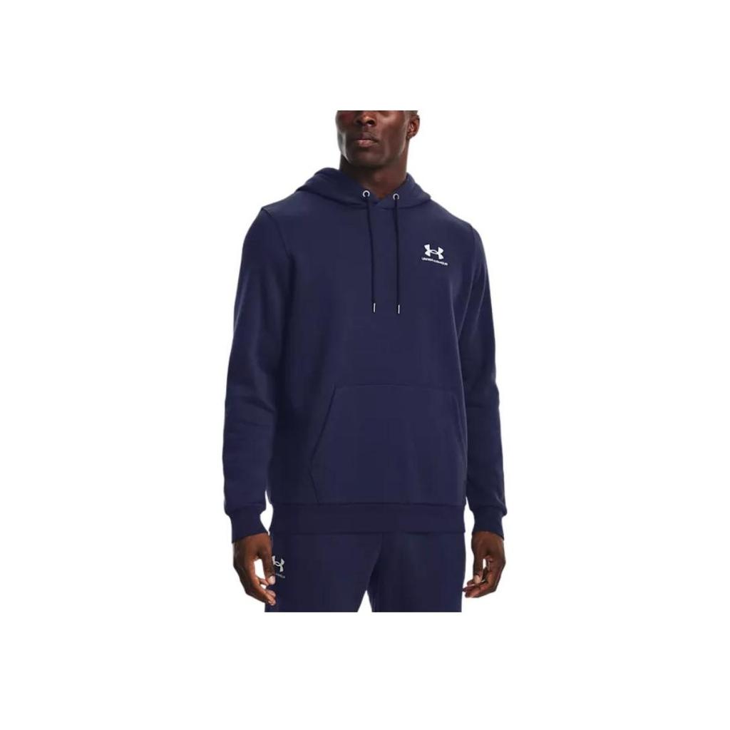 Under Armour Однотонный свитер с капюшоном и длинными рукавами, мужская толстовка, темно-синяя 1373880-410