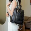 Женский мягкий кожаный рюкзак большой емкости с защитой от кражи для путешествий и поездок на работу