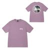Mens Casual Short Sleeve Cotton T-Shirt With Letter Print Loose Fit Streetwear Style