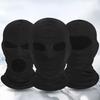 Full Cover Face Guard Solid Color Lightweight Breathable High Elastic Halloween Role-Playing Non-Porous Dual/Three Holes Face Shield