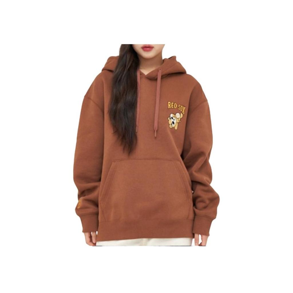 New MLB Boston Red Sox Frowning Bear Collection Sweatshirt Unisex Light Brown 3AHDE0146-43BRL