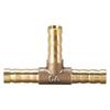 1/4" 5/16" 3/8" 1/2" 5/8" 3 Ways Brass Barb Hose Barbed Tee Connector  Fitting Air Gas Water Fuel